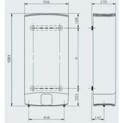 Chauffe-eau électrique Mural Avec Double Ballon Ariston VELIS EVO 100 Ultracompact Multipositions Blanc 7 Chauffe-eau électrique Mural Avec Double Ballon Ariston VELIS EVO 100 Ultracompact Multipositions Blanc -Ubbink Magasin 32306650 3