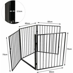 SiFree®Grille de Cheminée Blanc pour Enfants , Animaux de Compagnie 240cm Barrière de Sécurité 10 SiFree®Grille de Cheminée Blanc pour Enfants , Animaux de Compagnie 240cm Barrière de Sécurité -Ubbink Magasin 32327784 4