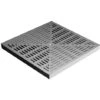Grille D'évacuation Renforcée 38X38Cm Polypropylène Gris Dakota -Ubbink Magasin 32673774 1