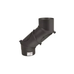 Simple Paroi Acier 2 Mm - Coude Réglable 0 - 135° Avec Regards 150 Mm