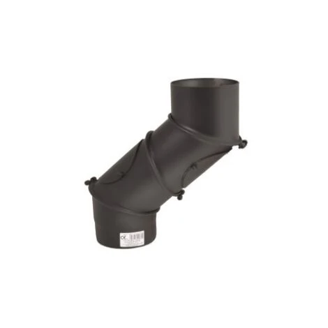 Simple Paroi Acier 2 Mm - Coude Réglable 0 - 135° Avec Regards 150 Mm 3 Simple Paroi Acier 2 Mm - Coude Réglable 0 - 135° Avec Regards 150 Mm