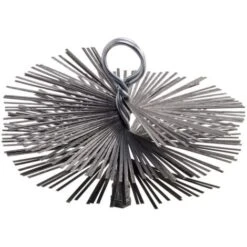 Kit De Ramonage Pro Conduits Non Gainés Hérisson Acier Plat 8,50 M 6 Cannes Ressort De Départ - Ø 200 Mm - Kit Complet Acier