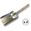 Pelle à Charbon Ou à Cendres En Métal Manche Bois - Quantité X 3 - Pelle à Cendre Ou Charbon -Ubbink Magasin 34300638 1