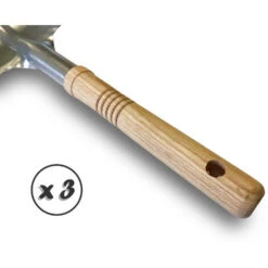 Pelle à Charbon Ou à Cendres En Métal Manche Bois - Quantité X 3 - Pelle à Cendre Ou Charbon -Ubbink Magasin 34300638 5