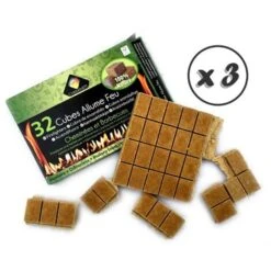 Cubes Allume-feu Pour Cheminées Barbecues Feux De Camp Fours à Bois Poêle - Quantité X 3 - 32 Cubes Allume-feu 9 Cubes Allume-feu Pour Cheminées Barbecues Feux De Camp Fours à Bois Poêle - Quantité X 3 - 32 Cubes Allume-feu -Ubbink Magasin 34301683 3
