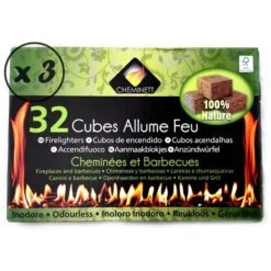 Cubes Allume-feu Pour Cheminées Barbecues Feux De Camp Fours à Bois Poêle - Quantité X 3 - 32 Cubes Allume-feu 11 Cubes Allume-feu Pour Cheminées Barbecues Feux De Camp Fours à Bois Poêle - Quantité X 3 - 32 Cubes Allume-feu -Ubbink Magasin 34301683 5