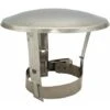 Chapeau Pare Pluie Cheminee Acier Inoxydable 140-180mm Diamètre Cheminée