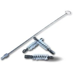 Brosse à Tube Nylon Nettoyage Brossage Raccord Fileté - Quantité X 1 - Lot 3 Brosses Nylon - Ø 30 Mm - Avec 1 Tringle