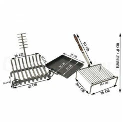 Porte Bûches, Grille Et Support Pour Cheminée -Ubbink Magasin 36765307 2