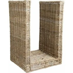 Grand Panier à Bûches Métal Et Poelet