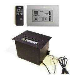 TERMOFOC INSERT Large Vision C-1000ES Porte Guillotine - Puissance 15kW -Ubbink Magasin 41343063 4