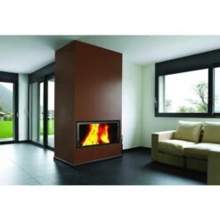 TERMOFOC INSERT Large Vision C-1000ES Porte Guillotine - Puissance 15kW -Ubbink Magasin 41343063 5