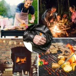 Soufflet De Poche 3 Pièces Tube De Feu Poche En Acier Inoxyable Tube De Feu à Souffler De Survie Tube Télescopique Outil à Feu De Démarrage Pour Le Camping Pique-Nique La Randonnée, La Barbecue -Ubbink Magasin 41441614 5