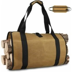 Panier à Bûches Et Sac à Bûches Bois De Chauffage Porte-bûches Toile Cheminée Bois Sac De Transport Extra Grand Porte-Bois De Chauffage Paniers De Bois De Chauffage Intérieurs Pour Camping Toile Sac à -Ubbink Magasin 41442793 2