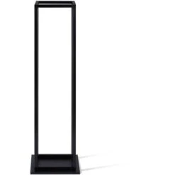 Range Bûches Vertical Acier Noir Avec étagère H.112 CM Pour Cheminée -Ubbink Magasin 41918349 3