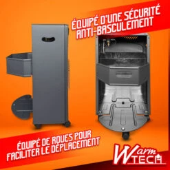 Chauffage Gaz Infrarouge Sur Roues 4.2KW - 3 Positions - Warm Tech 8 Chauffage Gaz Infrarouge Sur Roues 4.2KW - 3 Positions - Warm Tech -Ubbink Magasin 42050607 3