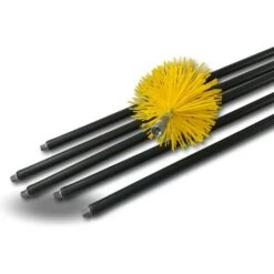 Kit De Ramonage Conduits Gainés Brosse Hérisson Synthétique 7 Mètres En 5 Cannes De 1,40 M - Ø 125 Mm - Kit Complet Nylon -Ubbink Magasin 43085339 3