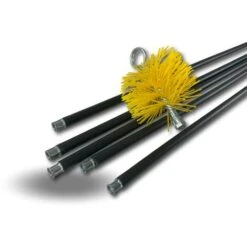 Kit De Ramonage Conduits Gainés Brosse Hérisson Synthétique 7 Mètres En 5 Cannes De 1,40 M - Ø 125 Mm - Kit Complet Nylon -Ubbink Magasin 43085339 4