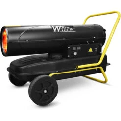 Canon à Chaleur Diesel Ou Pétrole 30 KW - 102360 Btu/H Avec Roues - Warm Tech