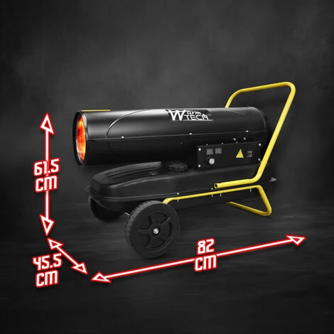 Canon à Chaleur Diesel Ou Pétrole 30 KW - 102360 Btu/H Avec Roues - Warm Tech 6 Canon à Chaleur Diesel Ou Pétrole 30 KW - 102360 Btu/H Avec Roues - Warm Tech – Image 4