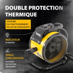 DENZEL - Chauffage D'appoint électrique DHC 2-100 - 2kw 9 DENZEL - Chauffage D'appoint électrique DHC 2-100 - 2kw -Ubbink Magasin 44090043 3