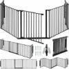 Barrière De Sécurité AGNI 5 Panneaux Avec Portillon - Grille De Protection, Barrière De Protection, Barrière De Sécurité Enfant -Ubbink Magasin 46286458 1