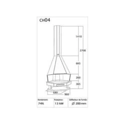 Cheminée De Coin En Acier à Feu Ouvert 13 Kw 7 Cheminée De Coin En Acier à Feu Ouvert 13 Kw -Ubbink Magasin 5069430 3