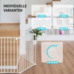 KESSER® Grille De Protection De Cheminée Avec Porte Grille De Sécurité De Poêle En Métal Parc Pour Bébé Parc D’enfant Barrière De Sécurité Grille De Protection Pour Animaux Barrière De Protectio 9 KESSER® Grille De Protection De Cheminée Avec Porte Grille De Sécurité De Poêle En Métal Parc Pour Bébé Parc D’enfant Barrière De Sécurité Grille De Protection Pour Animaux Barrière De Protectio -Ubbink Magasin 50752974 3
