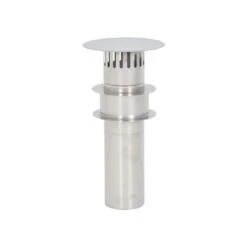 Set D'évacuation En Acier Inoxydable Avec Traversée De Toit Connexion 130 Mm Correspondant Au TTulpe Indoor B-14 THEFLU006