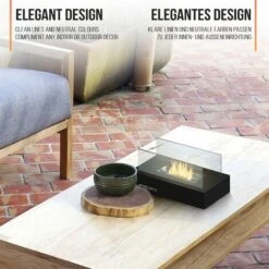 Nova Cheminée De Bioéthanol Design élégant Avec Panneaux De Verre De 2 étages 10 Nova Cheminée De Bioéthanol Design élégant Avec Panneaux De Verre De 2 étages -Ubbink Magasin 52056470 4