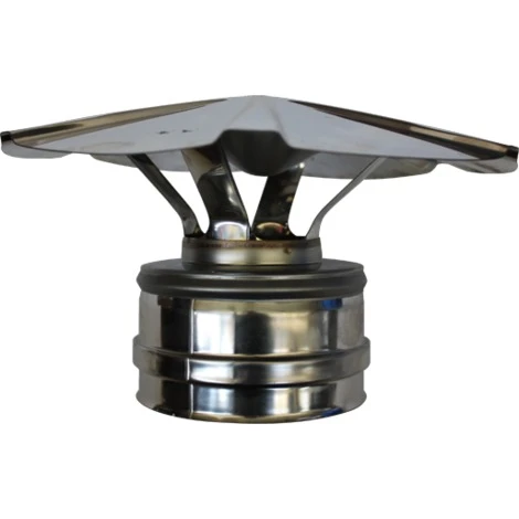 Chapeau Chinois Double Paroi Isolée - Ø Int/ext: 80-130 3 Chapeau Chinois Double Paroi Isolée - Ø Int/ext: 80-130