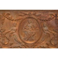 Plaque Fronton Cheminée Blason Décoration Murale Ornement Mural Protecteur De Sol En Fonte Poêle Cheminée Protecteur Mural -Ubbink Magasin 52736167 3