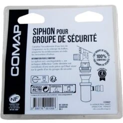 COMAP Siphon Complet D'évacuation Du Groupe De Sécurité Avec Déflecteur - S600100 -Ubbink Magasin 54683375 3