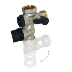 COMAP Groupe De Sécurité Siège Inox 889 Réversible Et Pliable Pour Chauffe-eau, Cumulus - 3/4 (20x27) NF - S600013