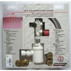 COMAP Kit Complet Groupe De Sécurité Laiton Droit Pour Chauffe-eau, Cumulus - 20x27 Ou 3/4 - D, 14 Et 16 (Groupe De Sécurité, Siphon, 2 Flexibles 50 Cm 3/4'', Raccords, Vidange) - S600501 -Ubbink Magasin 54683381 4