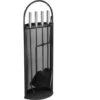 Serviteur De Cheminée 4 Pièces Noir Avec Manche Inox -Ubbink Magasin 5477165 1
