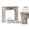 Cadre De Cheminée En Bois Antique Shabby 110 X 23 X 96 H