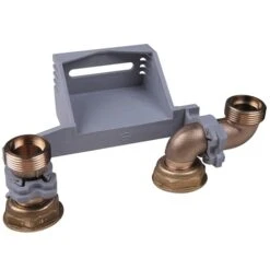 Platine De Fixation Compteur GAZ Naturel - Entraxe 160/110 - Mâle 6/20 - écrou 6/20