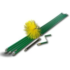 Kit Ramonage Rotatif Système Tout Kiblok Hérisson Nylon Cannes Vertes Autobloquantes - Ø 200 Mm - Nylon - Court