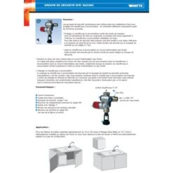 WATTS Groupe De Sécurité - 1/2 Standard - 54310 7 WATTS Groupe De Sécurité - 1/2 Standard - 54310 -Ubbink Magasin 59705716 3