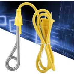 Thermoplongeur, 220 V 600 W Composant De Chauffage Multifonctionnel Resistance Pour Chauffe Eau Ensemble Mini-chaudière De Réchauffeur De Voyage Portable