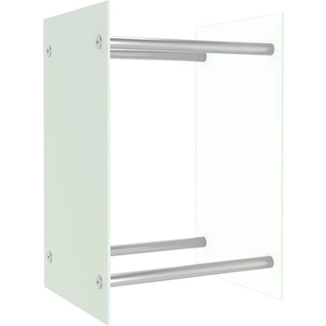 Nova Porte-bois En Bois Et Divers Métal Blanc Taille : 40x35x60 Cm 4 Nova Porte-bois En Bois Et Divers Métal Blanc Taille : 40x35x60 Cm – Image 2
