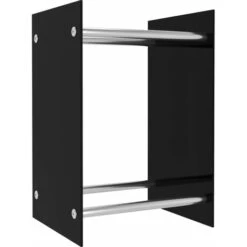 Nova Porte-bois En Bois Et Divers Métal Noir Taille : 40x35x60 Cm -Ubbink Magasin 60808633 4