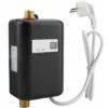 Chauffe-Eau Electrique 220V 3800W Chauffe-Eau Instantané Convient Pour Convertir De L'Eau Froide En Eau Chaude Température De Débit D'Eau Réglable Pour Cuisine Salle De Bain(Black)——VEBTles -Ubbink Magasin 60878182 1