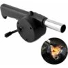 BBQ Ventilateur Blower De Barbecue, Manivelle Fan Air Blower Pour Le Charbon Grils De Outdoor Pique-Nique Camping Cuisine à Outil (Noir, Longueur 26,5 Cm)——VEBTles -Ubbink Magasin 60878188 1