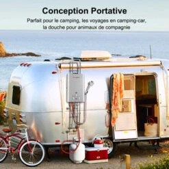 Chauffe-eau à Gaz, Thermomate BE318S 12L Instantané Propane Gaz Chauffe Eau, GPL Extérieur Douche, Pour Le Camping/RV/Laver Les Chevaux, 24kW -Ubbink Magasin 61062940 3