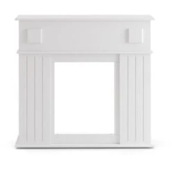 Bordure De Cheminée Blanc Cadre De Cheminée Déco Vintage Vicco