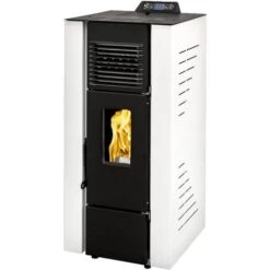 Poêle à Granulés étanche Anita 9 KW Blanc Sannover