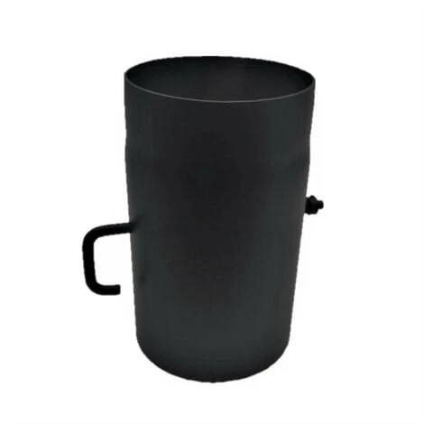 Simple Paroi Acier 2 Mm - Clapet Régulateur Petite Poignée 150 Mm 4 Simple Paroi Acier 2 Mm - Clapet Régulateur Petite Poignée 150 Mm – Image 2