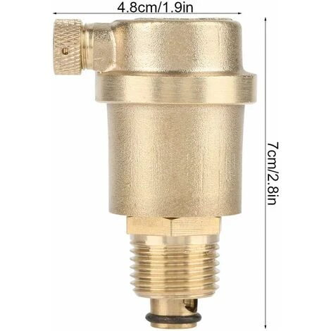 Dn15 G1 / 2 Vanne De Purge D'air Automatique En Laiton Réglable Régulateur De Contrôle De Pression D'air De L'Eau Pour La Surpression De Chauffe-Eau Solaire 4 Dn15 G1 / 2 Vanne De Purge D'air Automatique En Laiton Réglable Régulateur De Contrôle De Pression D'air De L'Eau Pour La Surpression De Chauffe-Eau Solaire – Image 2